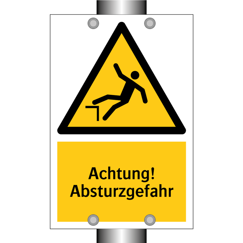 Achtung! Absturzgefahr