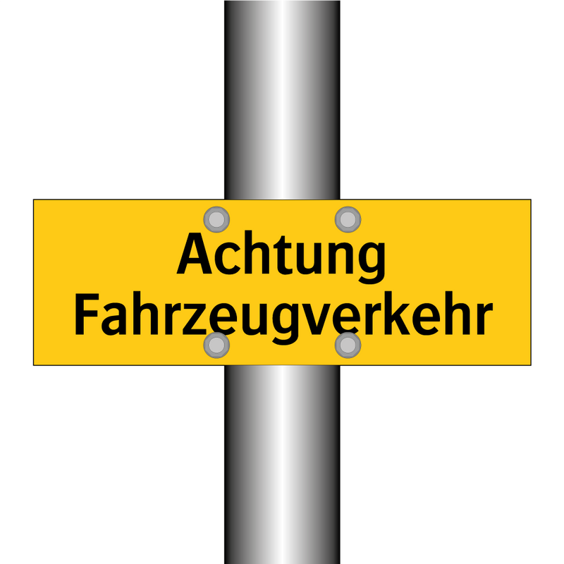 Achtung Fahrzeugverkehr