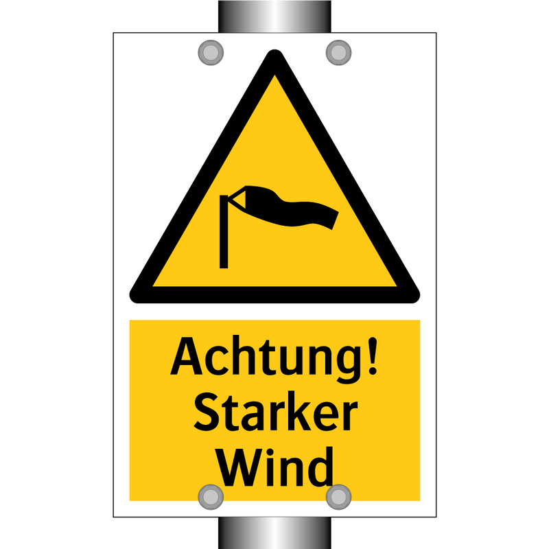 Achtung! Starker Wind