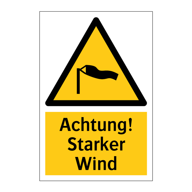 Achtung! Starker Wind