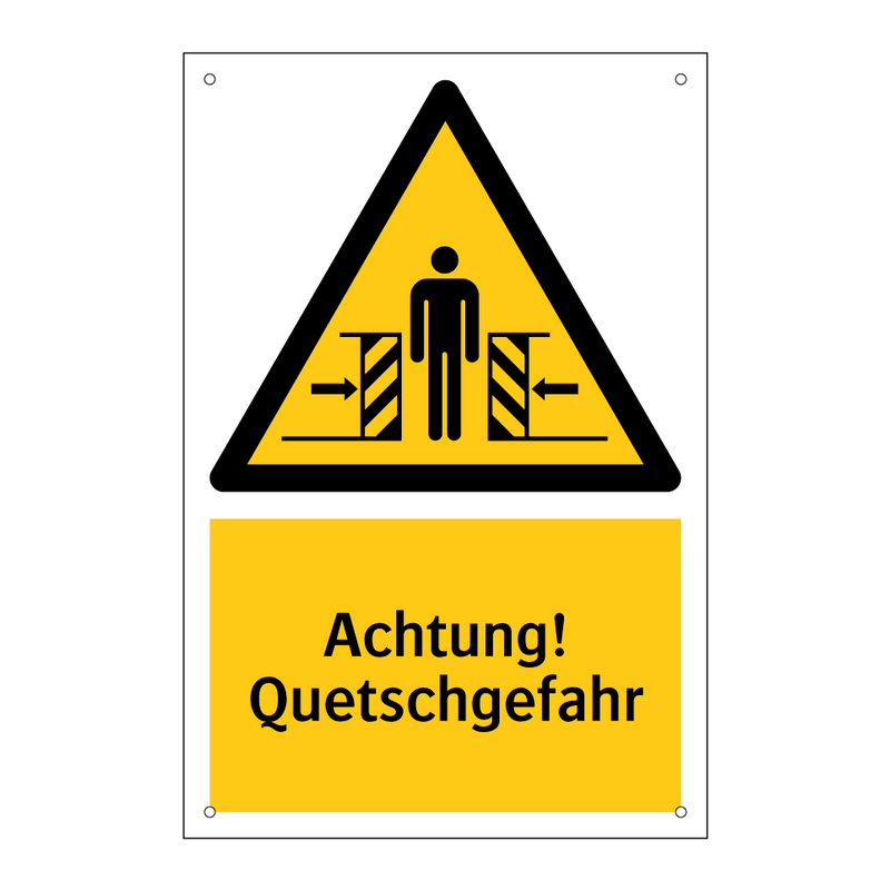 Achtung! Quetschgefahr