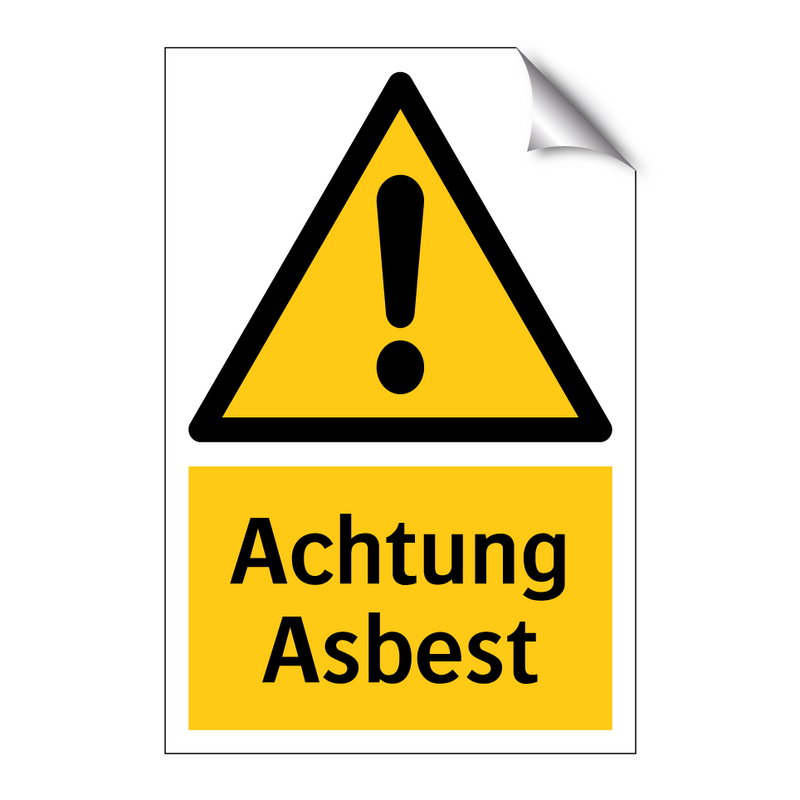 Achtung Asbest