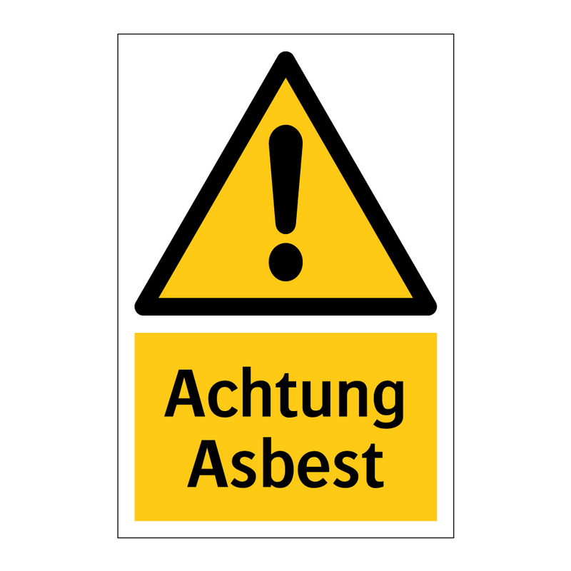 Achtung Asbest