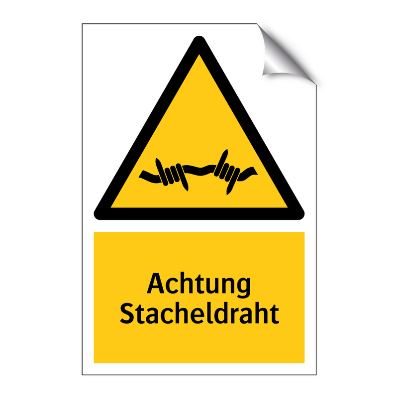 Achtung Stacheldraht