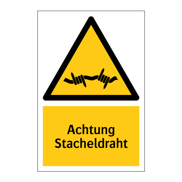 Achtung Stacheldraht