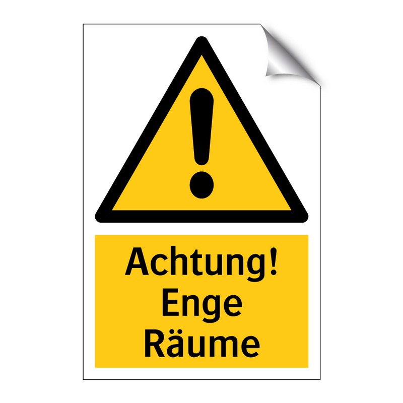 Achtung! Enge Räume