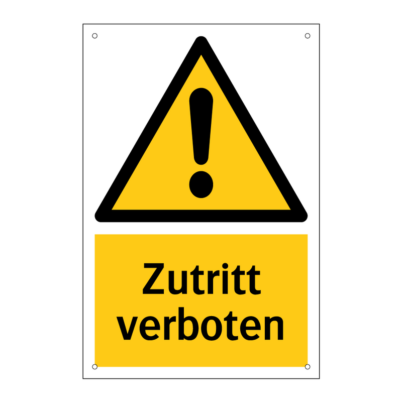 Zutritt verboten