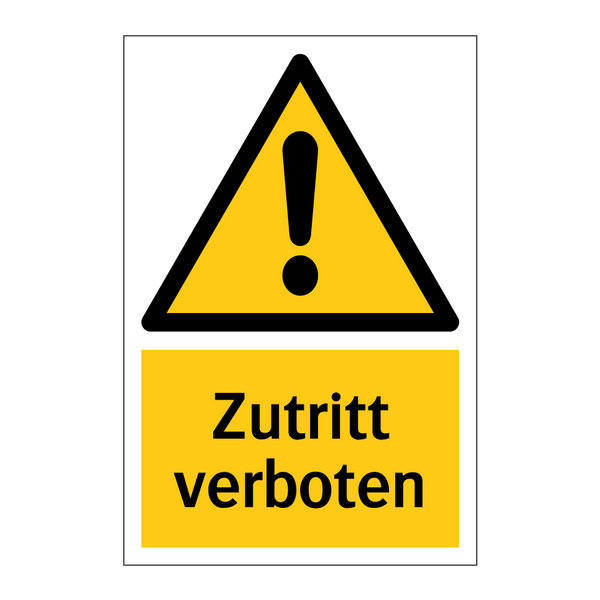 Zutritt verboten