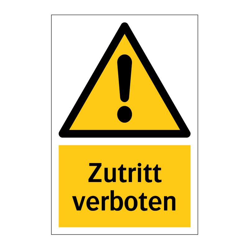 Zutritt verboten