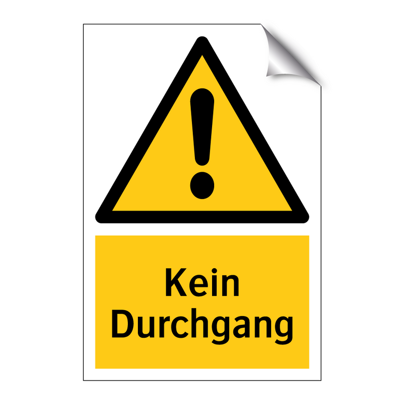 Kein Durchgang