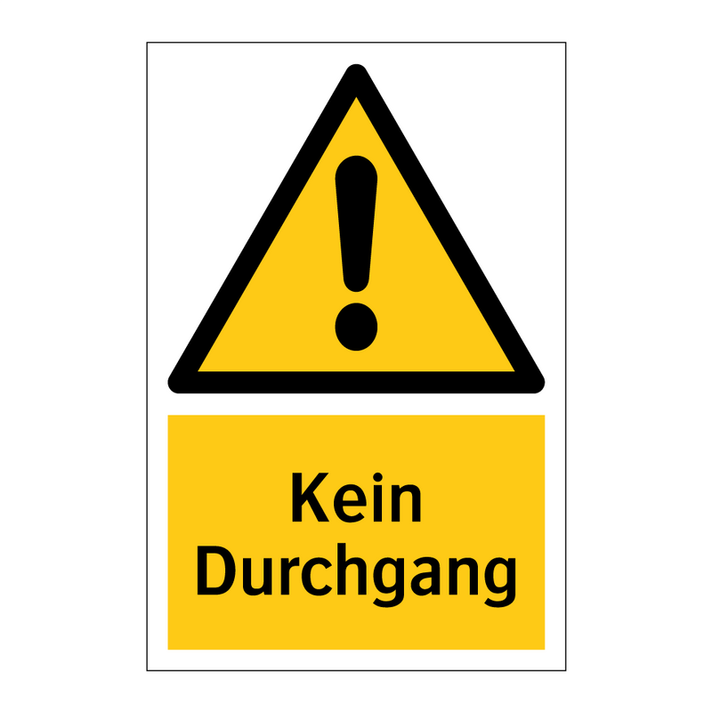 Kein Durchgang