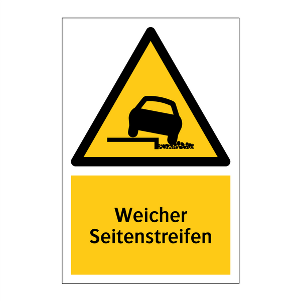 Weicher Seitenstreifen