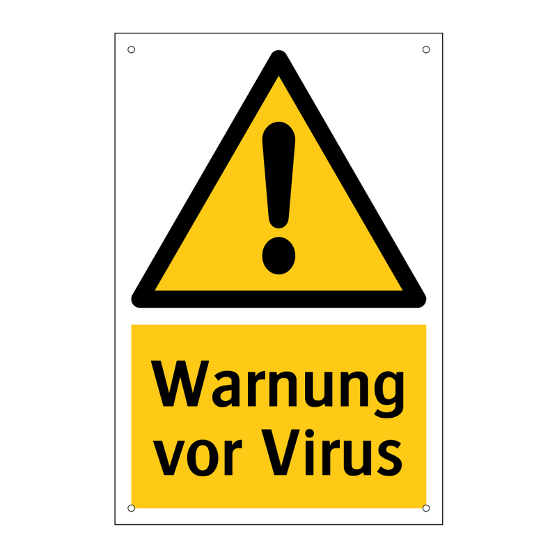 Warnung vor Virus