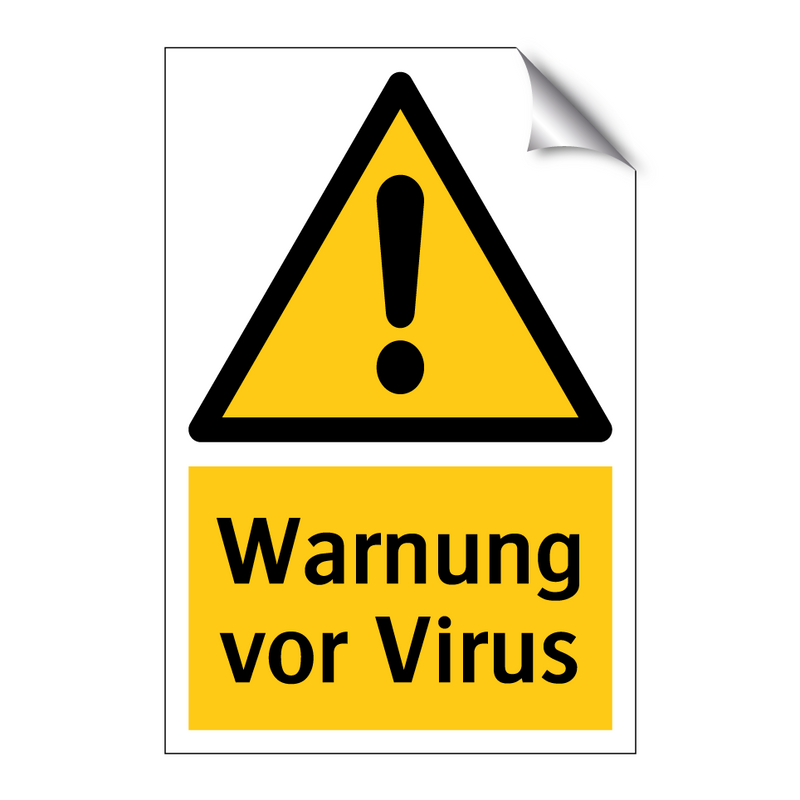 Warnung vor Virus