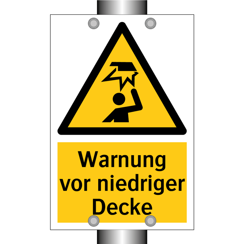 Warnung vor niedriger Decke