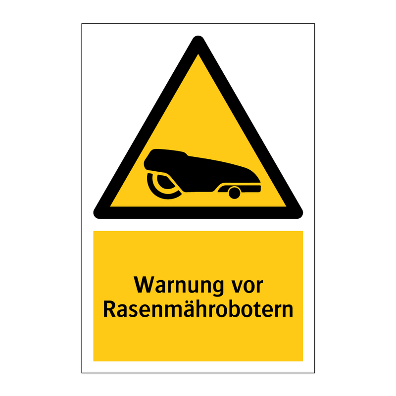 Warnung vor Rasenmährobotern