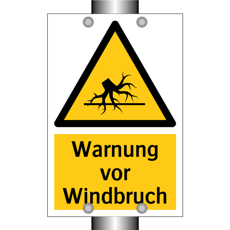 Warnung vor Windbruch