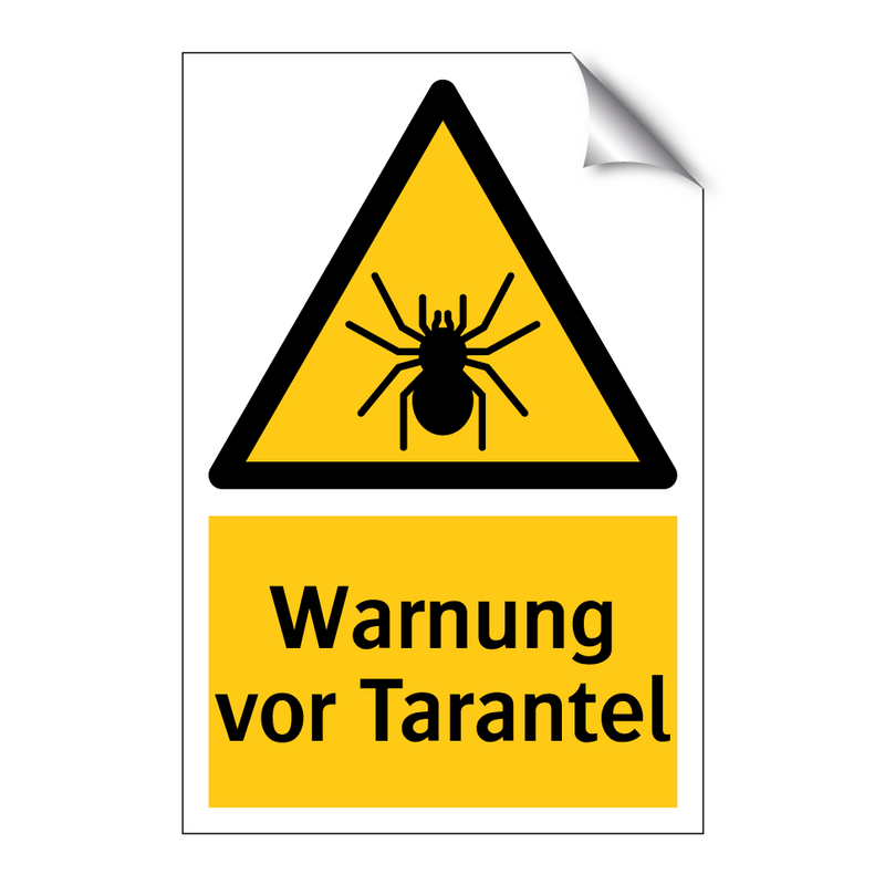 Warnung vor Tarantel