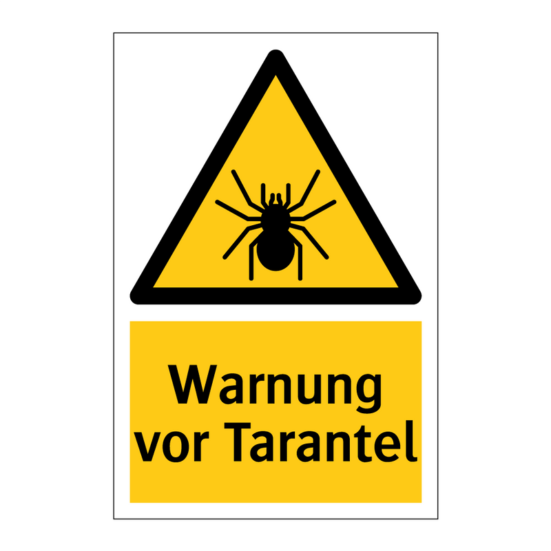 Warnung vor Tarantel