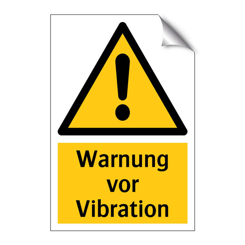 Warnung vor Vibration