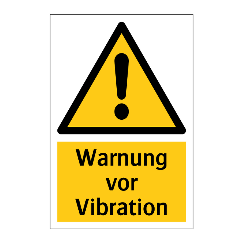 Warnung vor Vibration