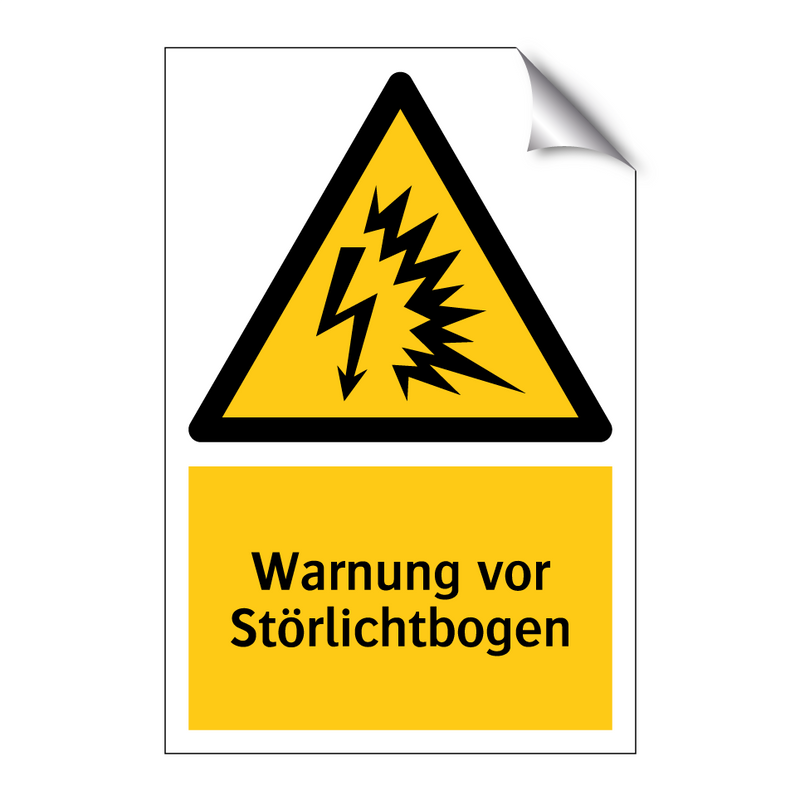 Warnung vor Störlichtbogen