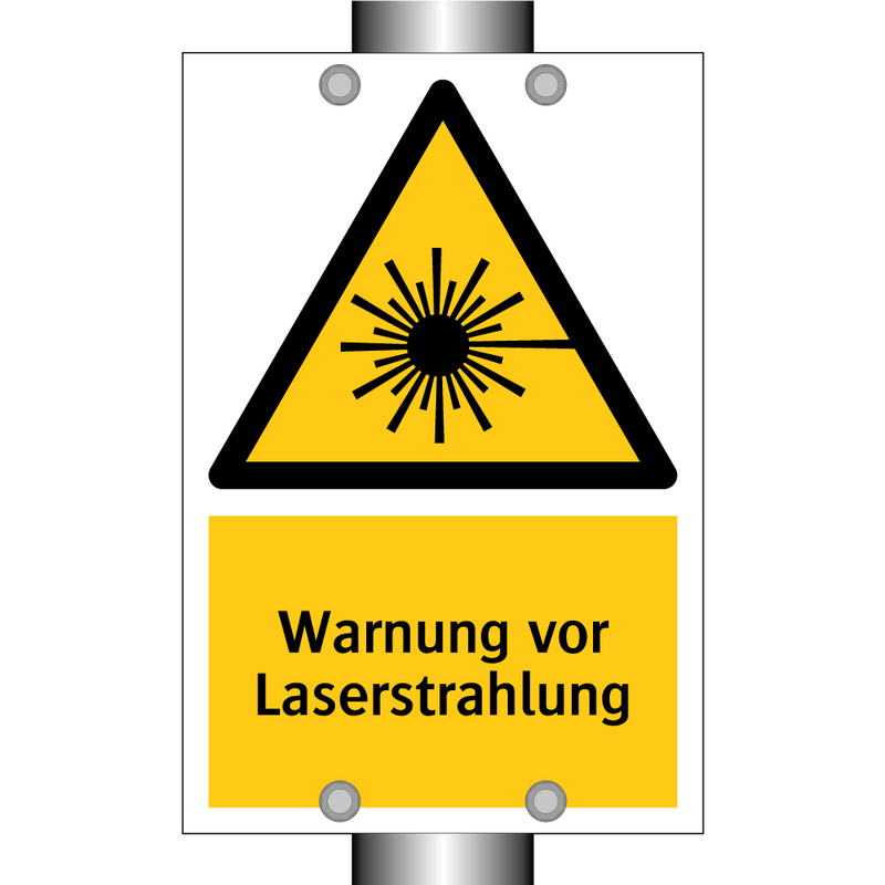 Warnung vor Laserstrahlung