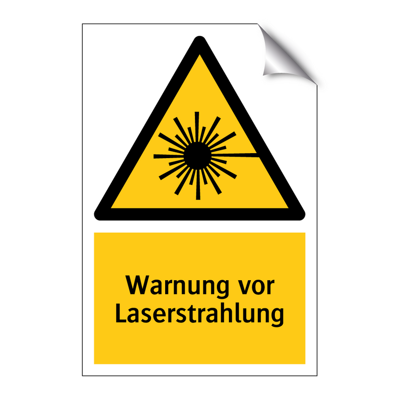 Warnung vor Laserstrahlung