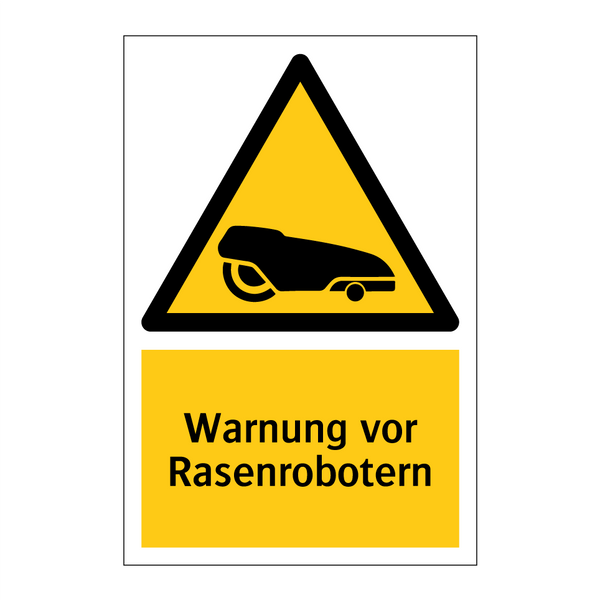 Warnung vor Rasenrobotern