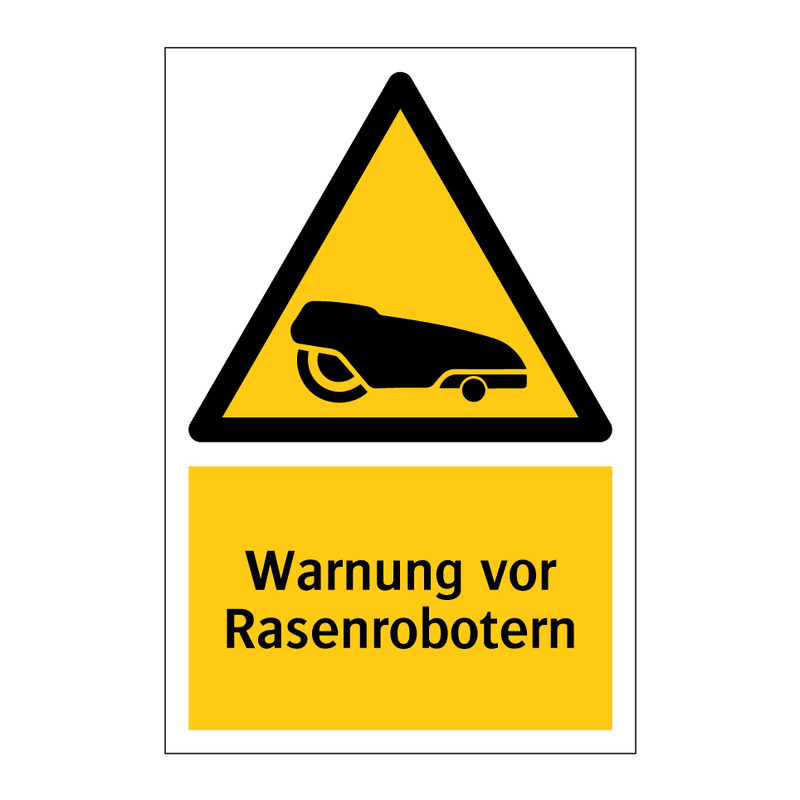 Warnung vor Rasenrobotern