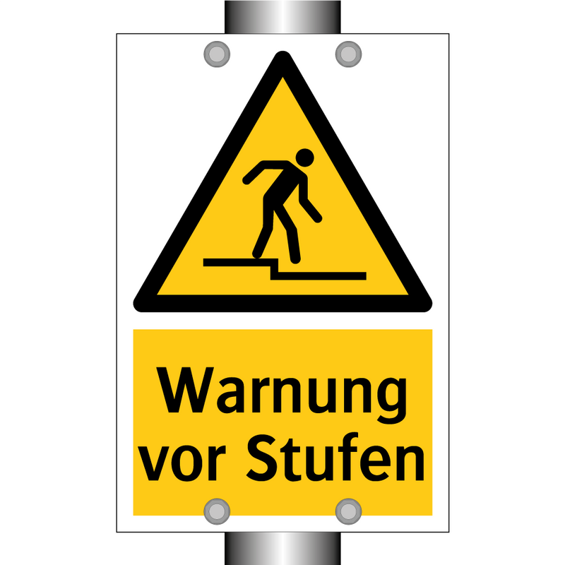 Warnung vor Stufen