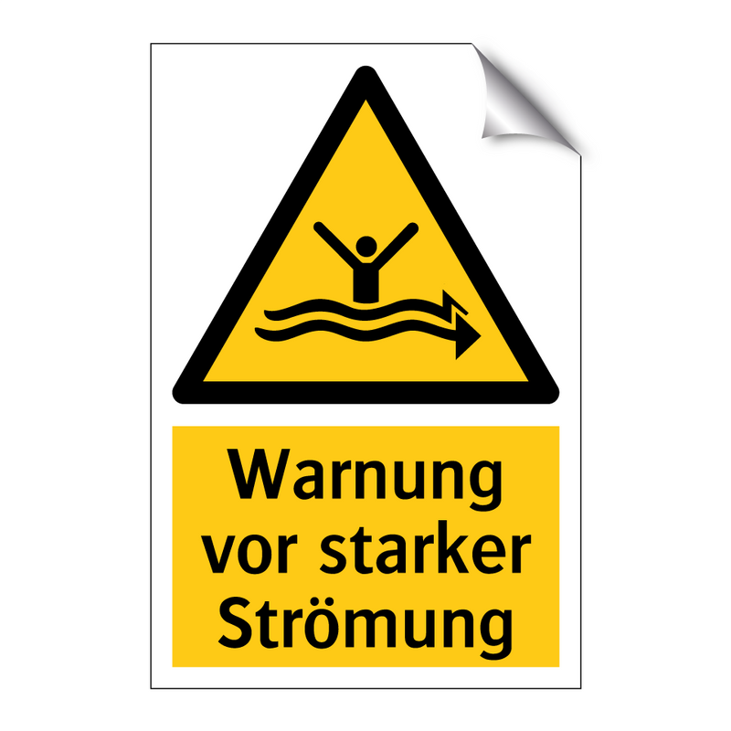 Warnung vor starker Strömung