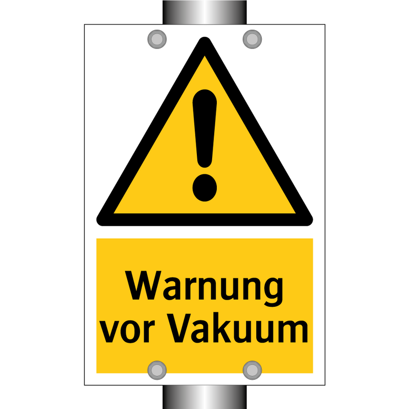 Warnung vor Vakuum