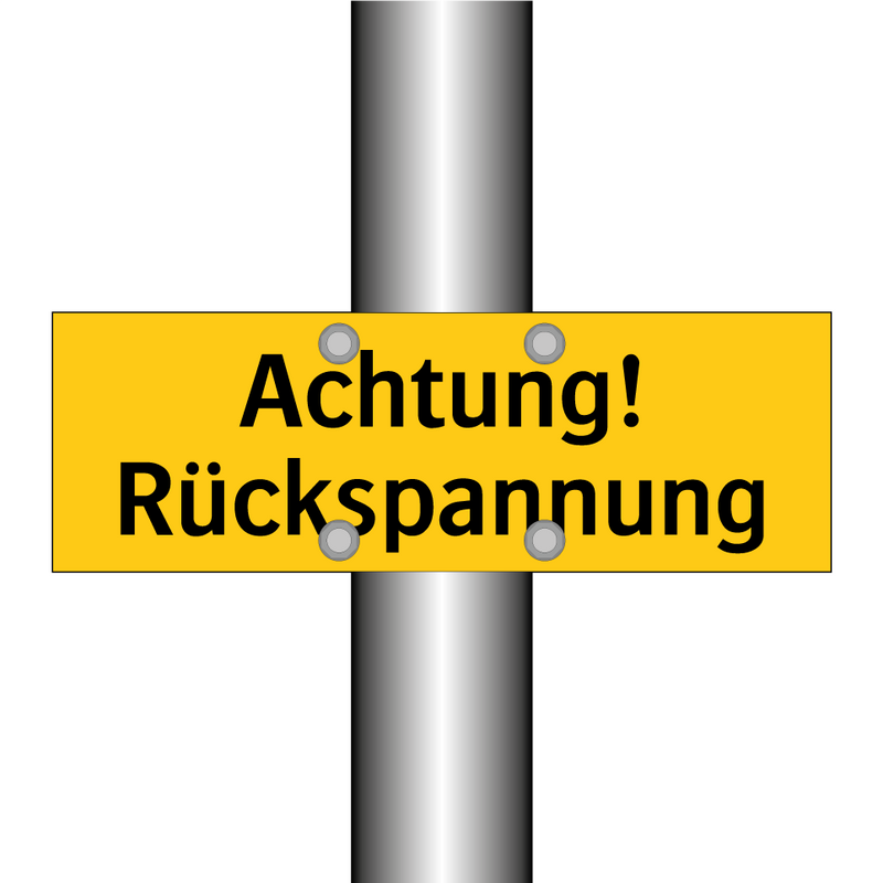 Achtung! Rückspannung