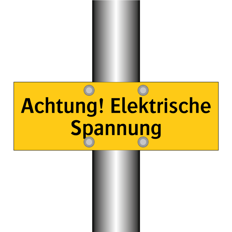 Achtung! Elektrische Spannung