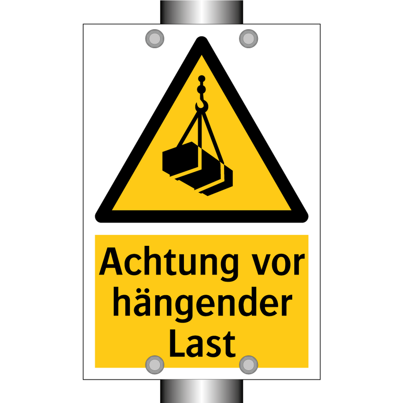 Achtung vor hängender Last