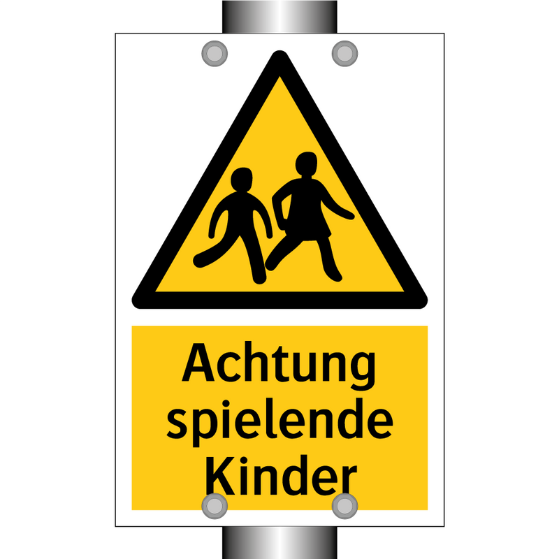 Achtung spielende Kinder