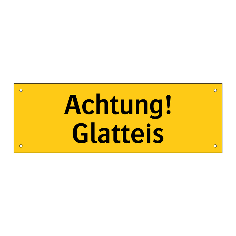 Achtung! Glatteis