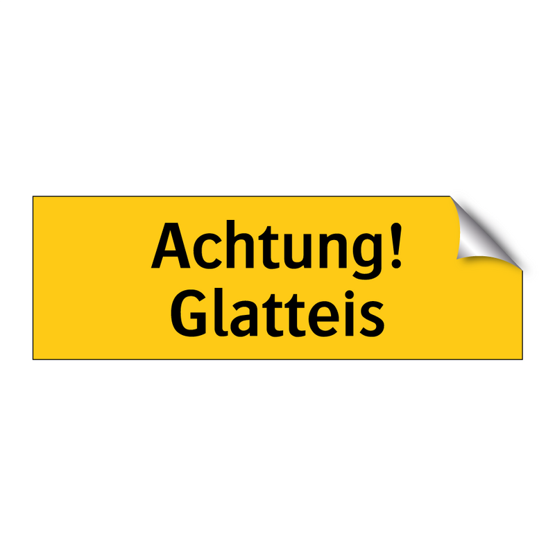 Achtung! Glatteis