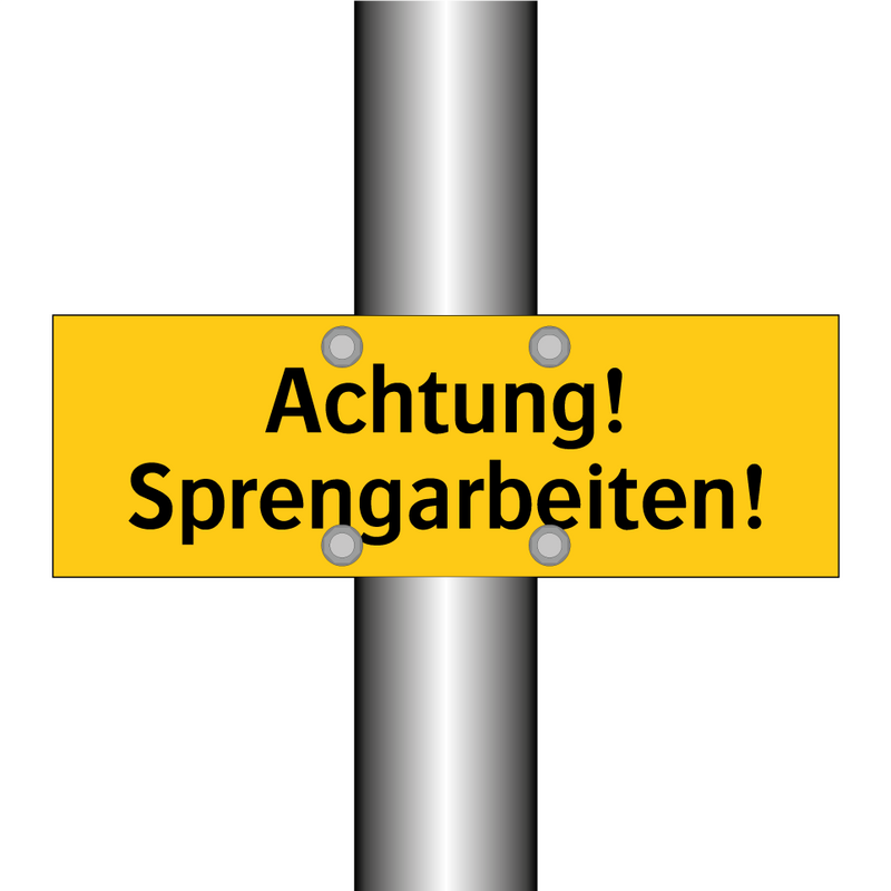 Achtung! Sprengarbeiten!