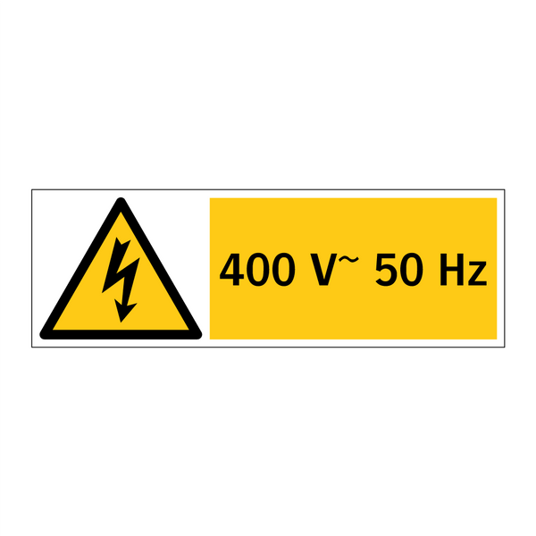 400 V~ 50 Hz