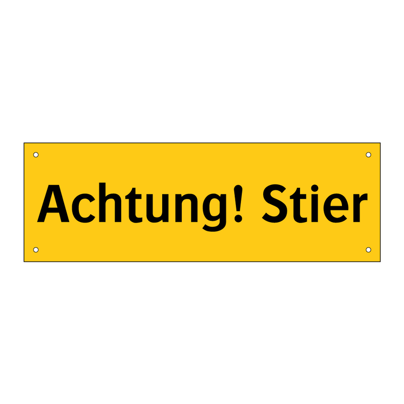 Achtung! Stier