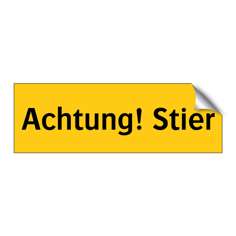 Achtung! Stier