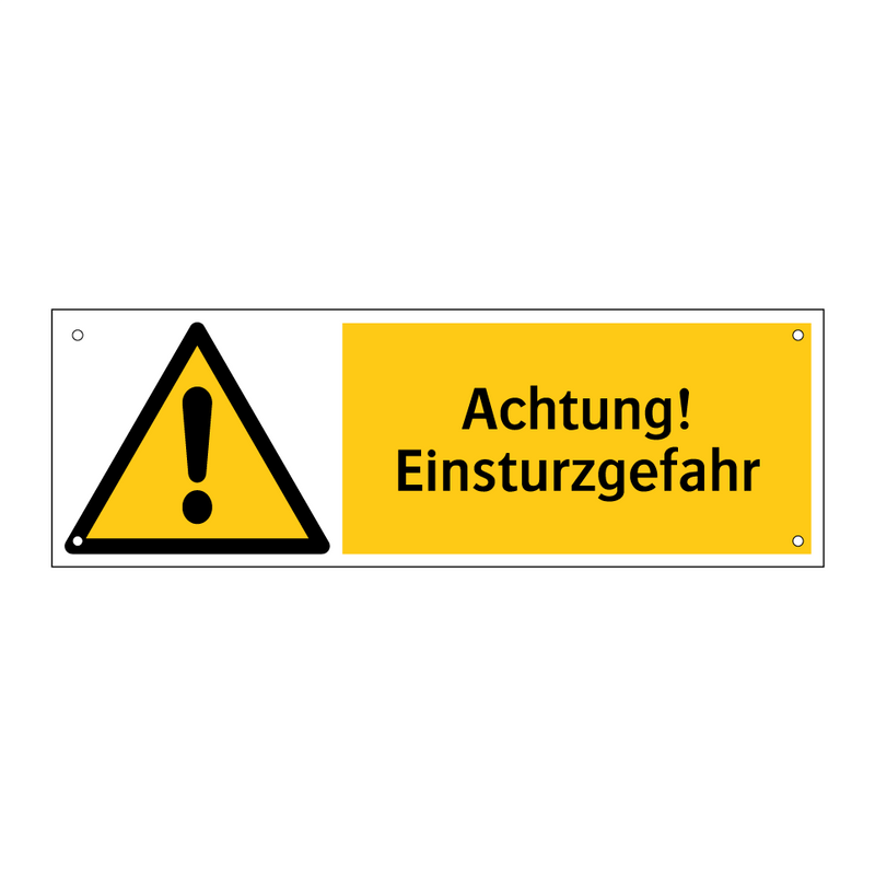 Achtung! Einsturzgefahr