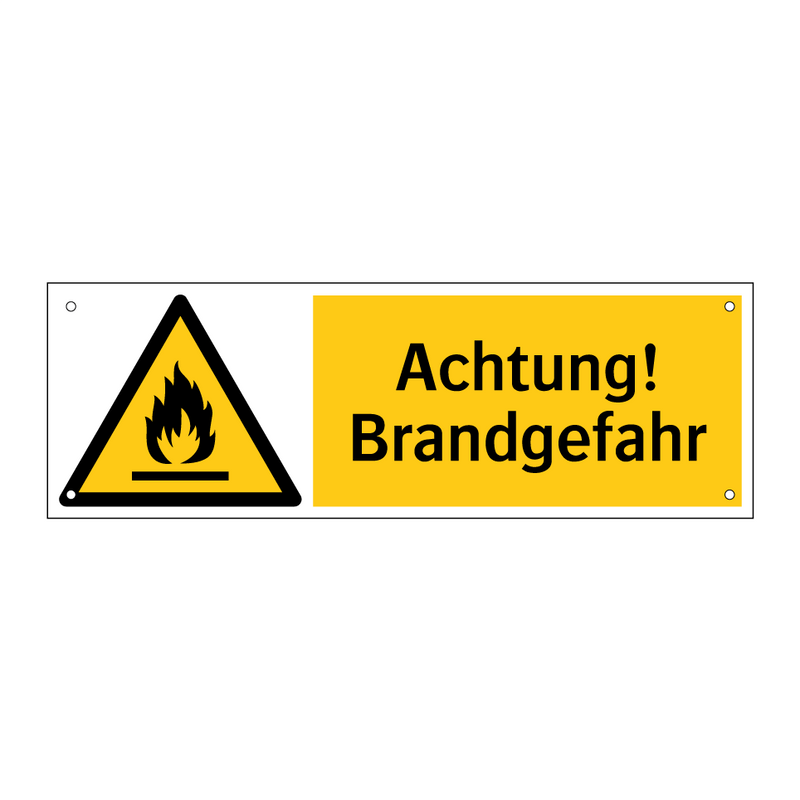 Achtung! Brandgefahr