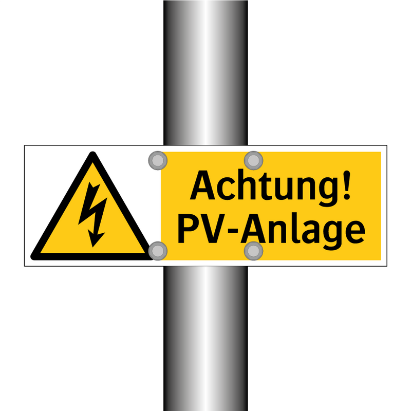 Achtung! PV-Anlage