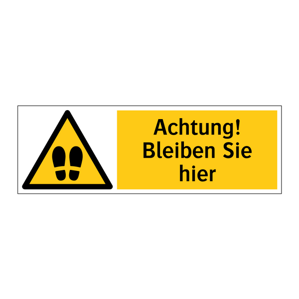 Achtung! Bleiben Sie hier