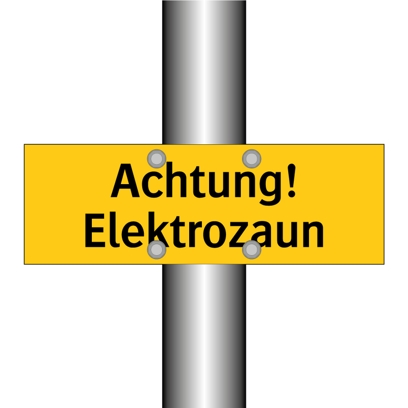 Achtung! Elektrozaun