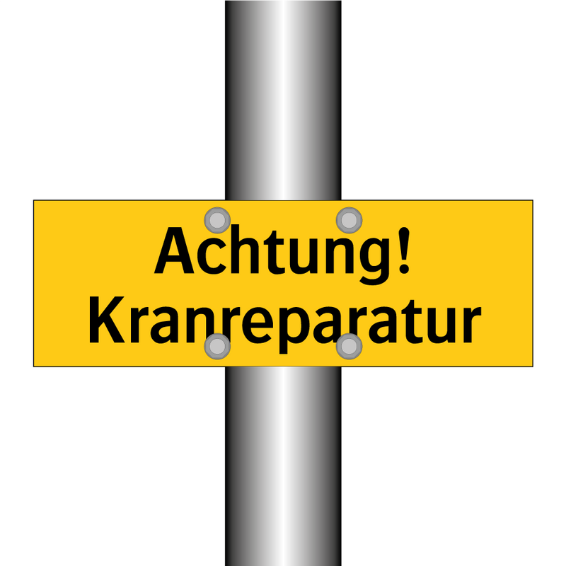 Achtung! Kranreparatur