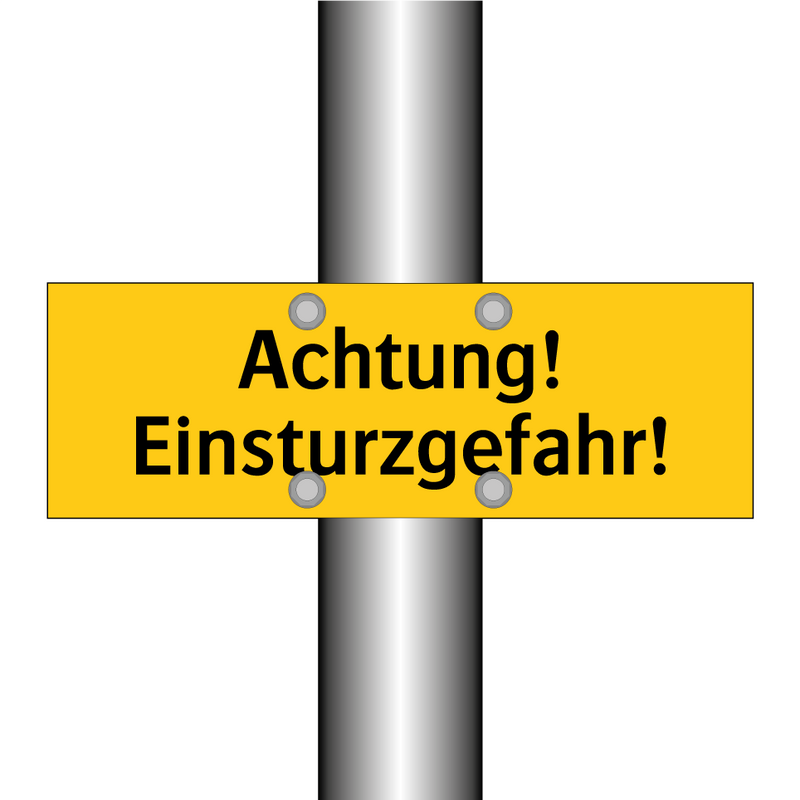 Achtung! Einsturzgefahr!